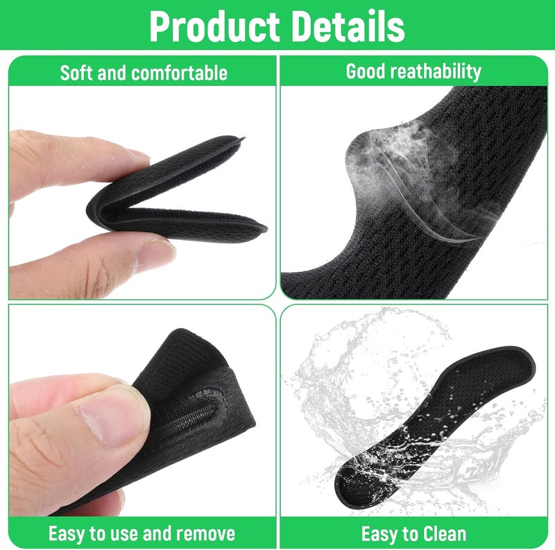 guduling 2 Set Helmet Padding Inserts,Helmet Pads,Universal Bike Helmets Pads,Replacement Motorcycle Helmets Padding,for Scooter Skateboard Bike Motorcycle Cycling Sport - Image 3